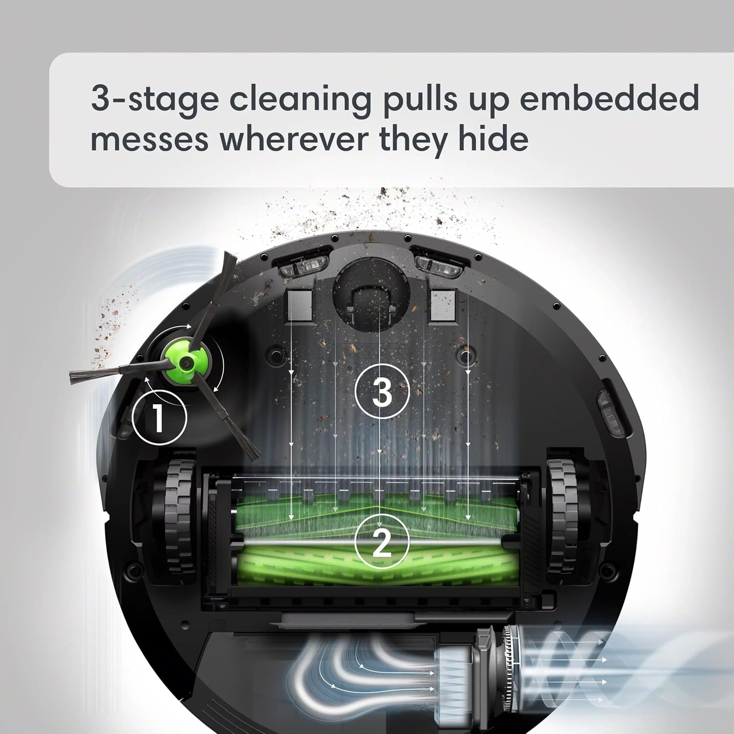 ROOMBA iRobot j9 Robot Vacuum – More Powerful Suction, Identifies and Avoids Obstacles Like Pet Waste, Best for Homes with Pets, Smart Mapping, Alexa​