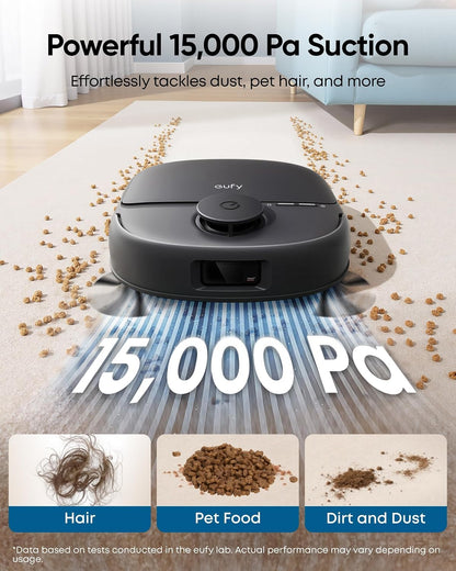 eufy C28 Omni, Robot Vacuum Cleaner with Mop,HydroJet Self Clean Roller Mop