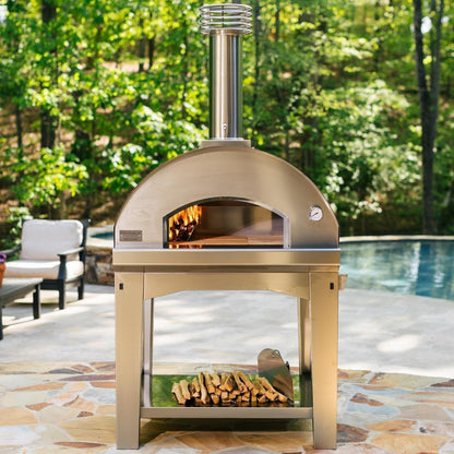 Fontana Forni Mangiafuoco Wood-Fired Pizza Oven – Anthracite – FTMF-A