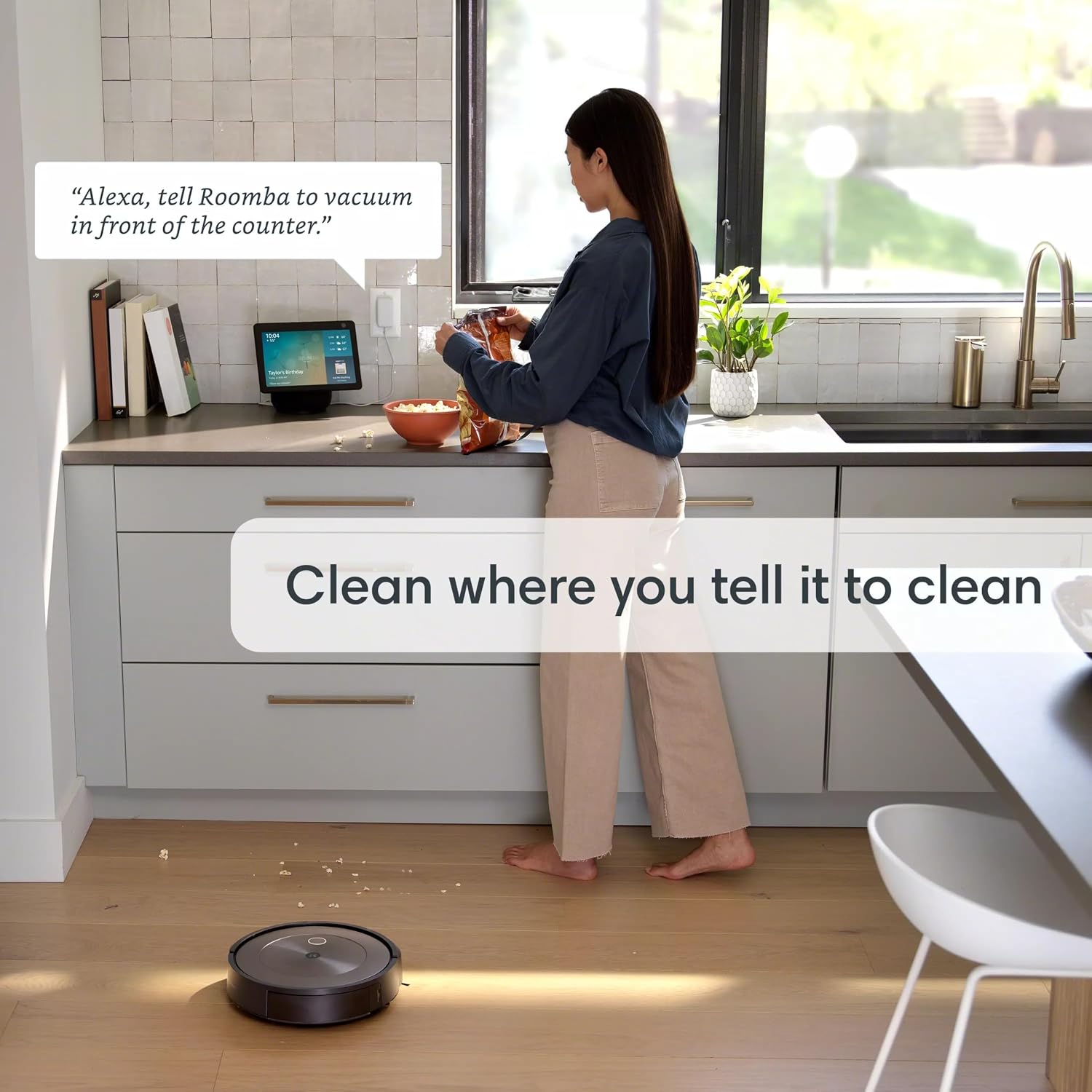 ROOMBA iRobot j9 Robot Vacuum – More Powerful Suction, Identifies and Avoids Obstacles Like Pet Waste, Best for Homes with Pets, Smart Mapping, Alexa​