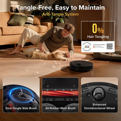 roborock Qrevo S Pro Robot Vacuum Cleaner with Mop, 18,500 Pa Suction
