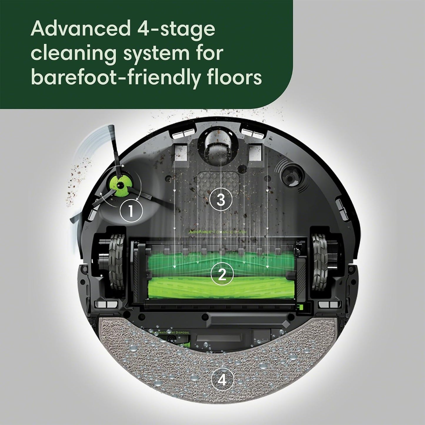 iRobot Roomba Combo 10 Max Robot Vacuum and Mop + AutoWash Dock - Multi-Functional Base, Refills Bin, Washes & Dries It's Pad, Self-Emptying, Auto-Retract Pad, Avoids Obstacles