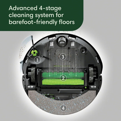 iRobot Roomba Combo 10 Max Robot Vacuum and Mop + AutoWash Dock - Multi-Functional Base, Refills Bin, Washes & Dries It's Pad, Self-Emptying, Auto-Retract Pad, Avoids Obstacles