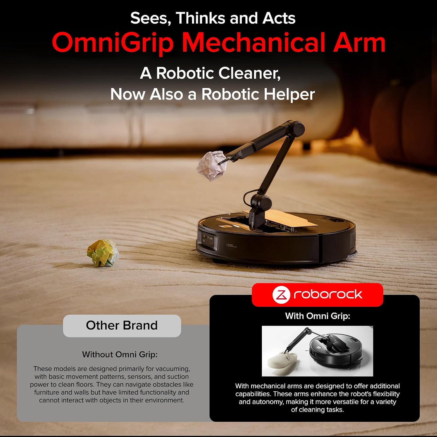 Roborock Saros Z70 Robot Vacuum Cleaner