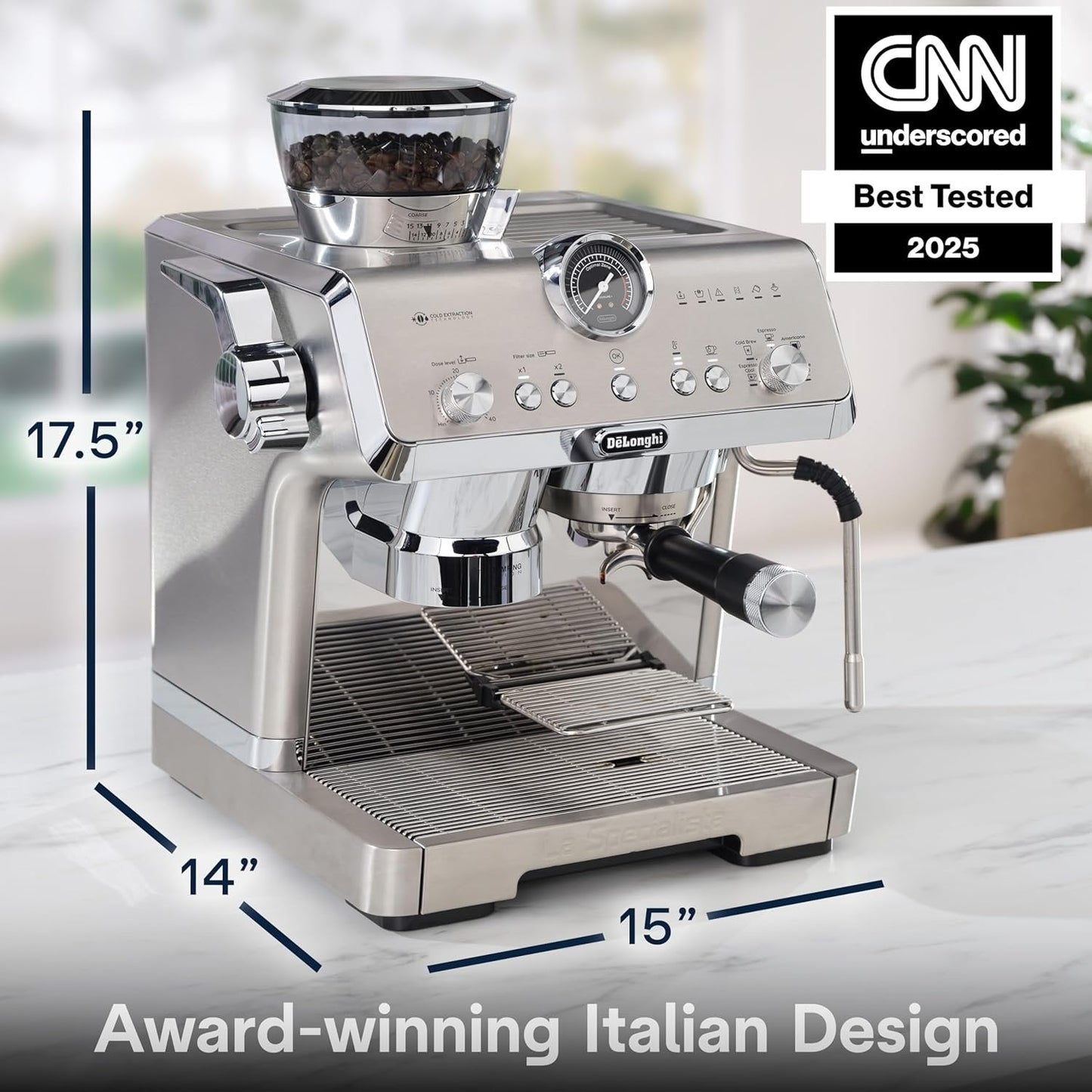 De’Longhi La Specialista Opera Espresso Machine with Cold Brew