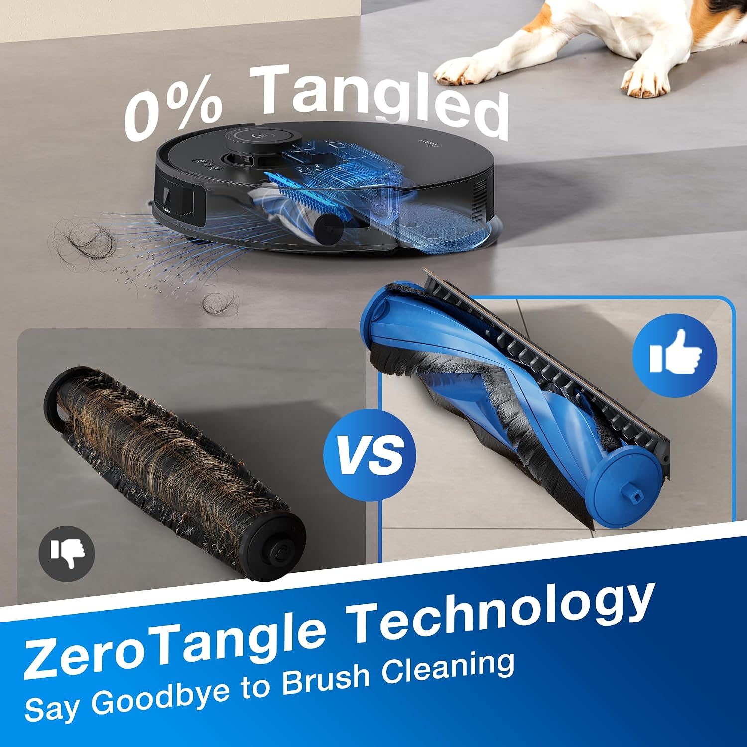 ECOVACS DEEBOT N20 PRO Plus Robot Vacuum and Mop,with Bagless Self Emptying Station, 8000Pa Suction,OZMO Pro 2.0 Vibrating Mopping System, Anti-Tangle Technology,45-Day Capacity,300 Minutes Runtime