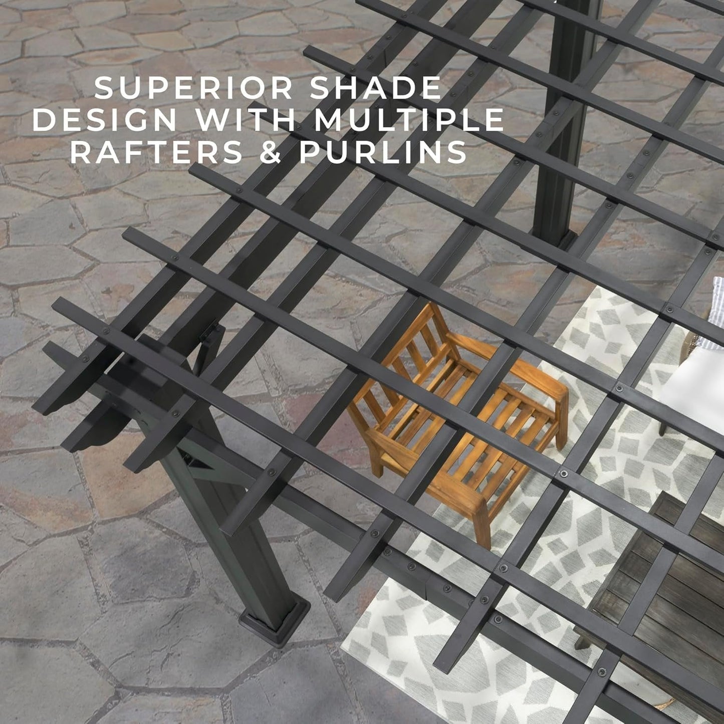 Stratford Traditional Steel Pergola
