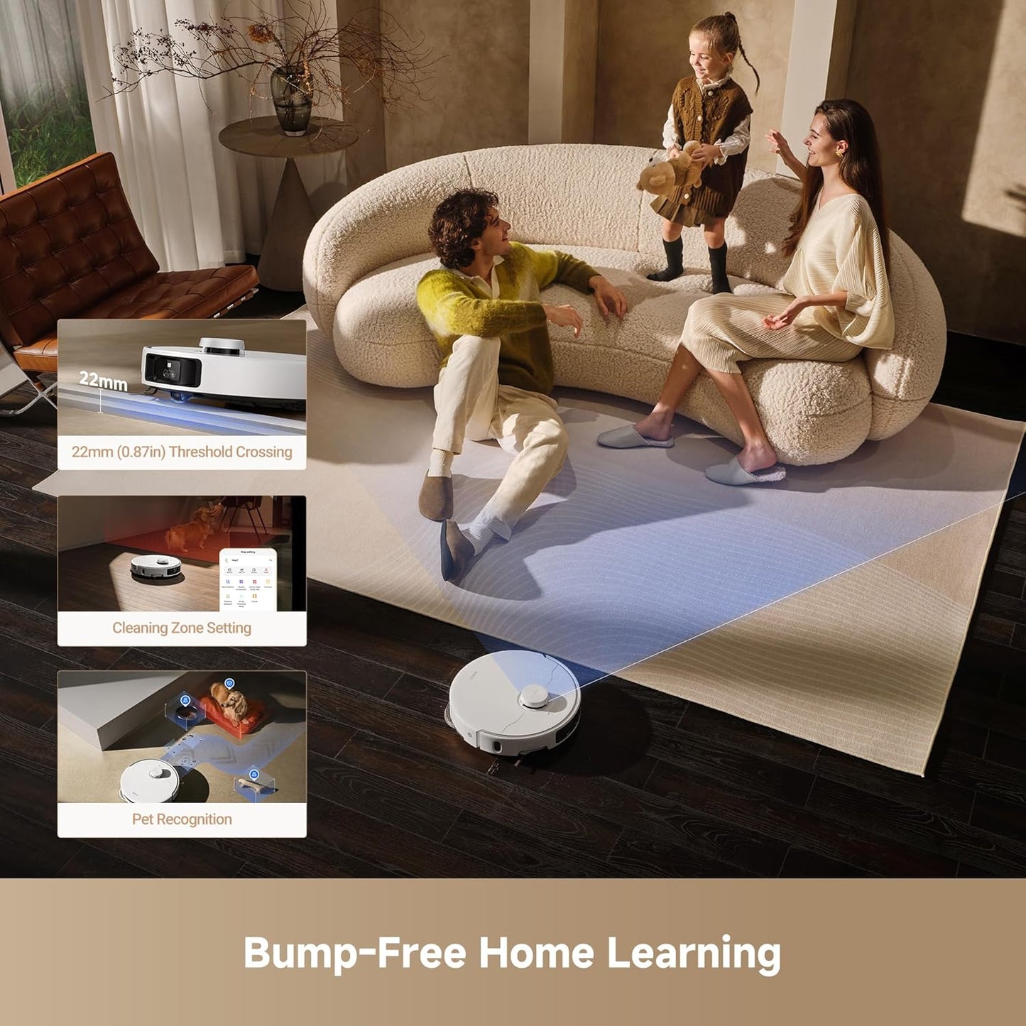 MOVA P50 Pro Ultra Robot Vacuum with 19000Pa Suction, White