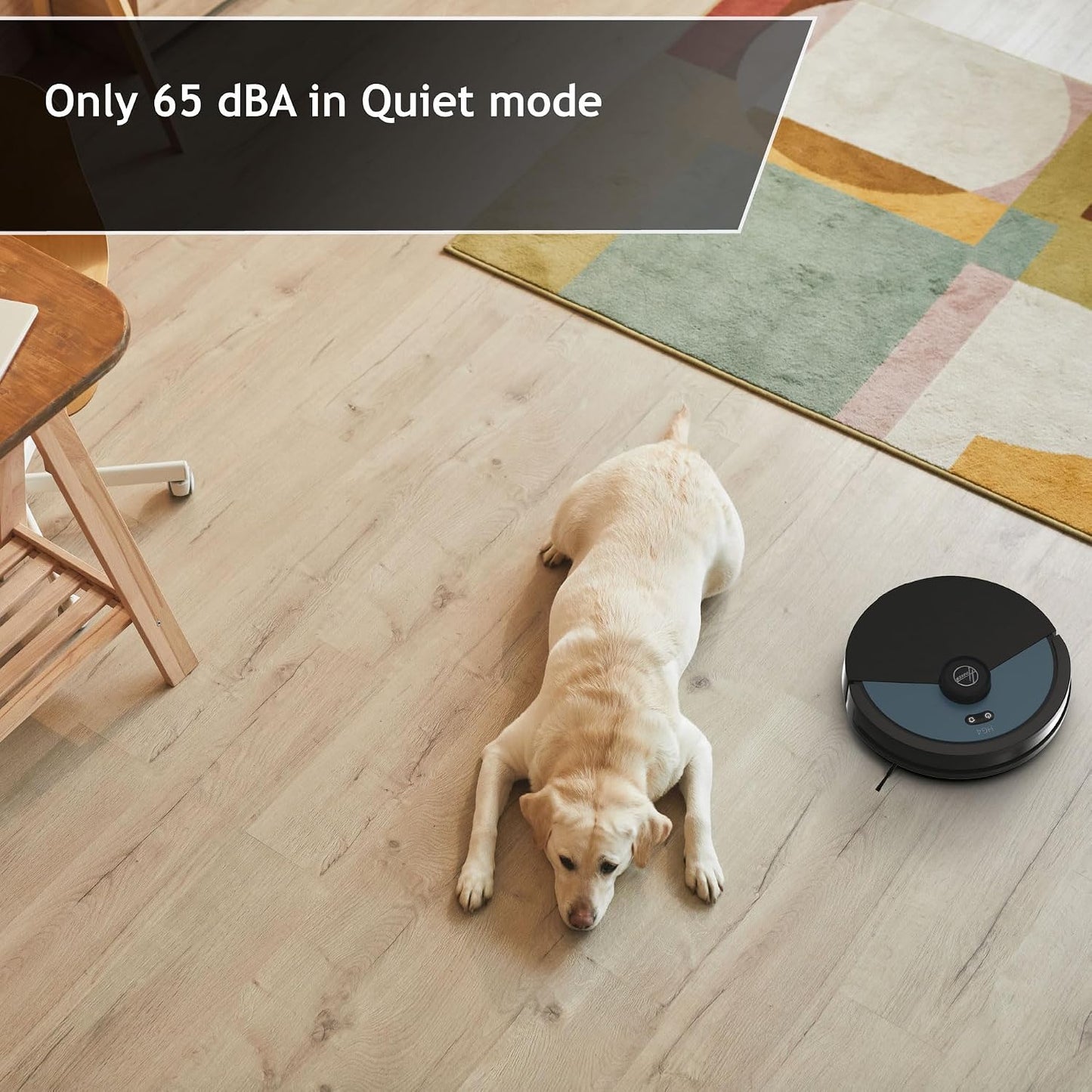 Hoover HG4 Hydro Pro Robot Vacuum & Mopping Cleaner, Up to 4000Pa Suction, Laser Navigation, Wi-Fi, Self-Emptying and Charging Base, Obstacle Sensor, Customisable Home Map [HG450HP]