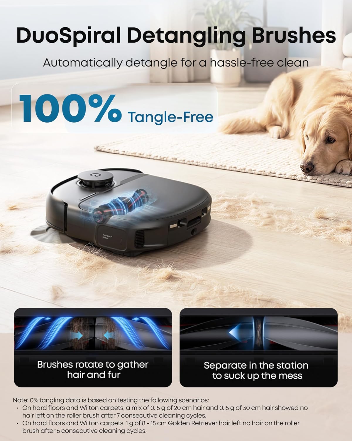eufy C28 Omni, Robot Vacuum Cleaner with Mop,HydroJet Self Clean Roller Mop