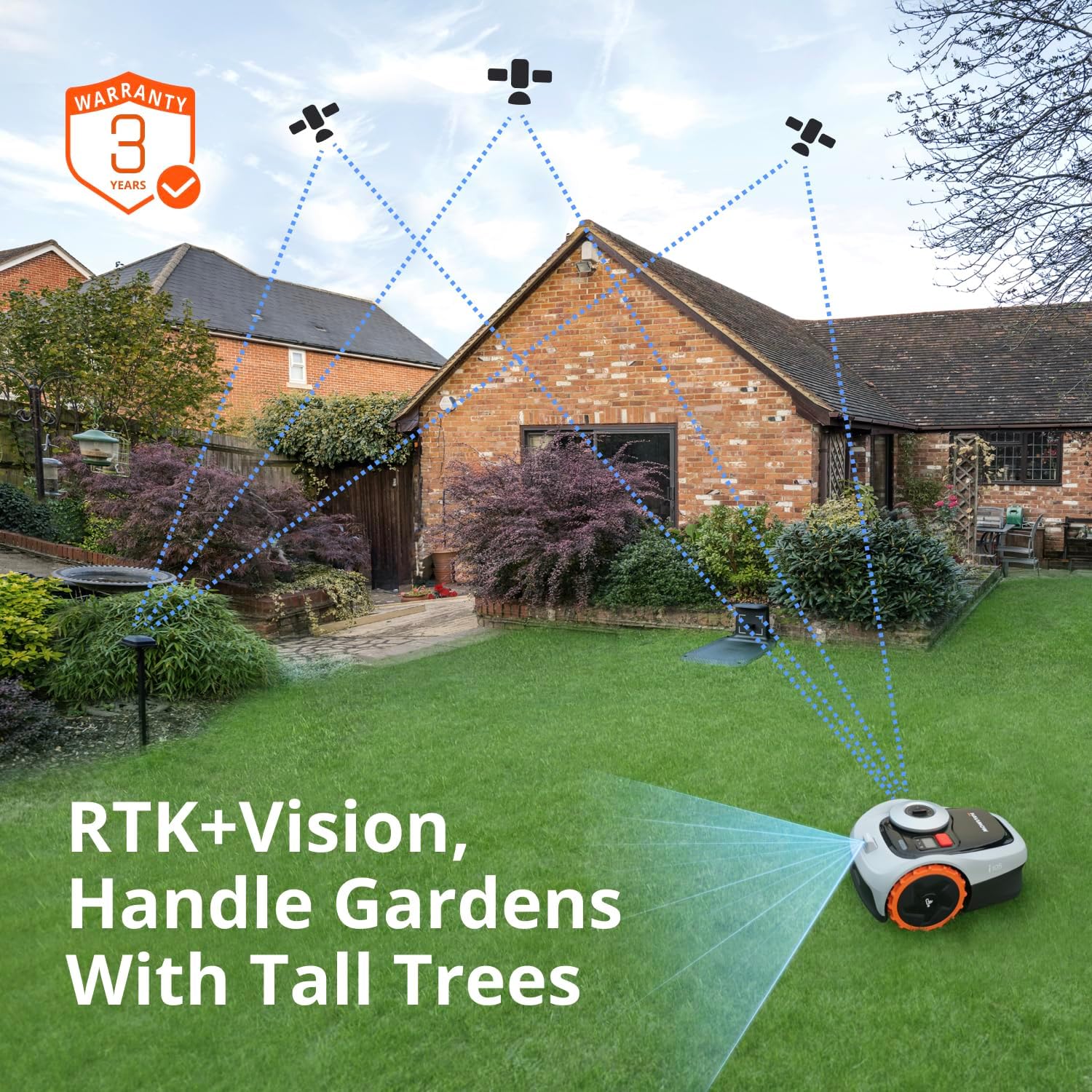 Segway Navimow i105E Robotic Lawn mower without Boundary, Rec. 500 m²