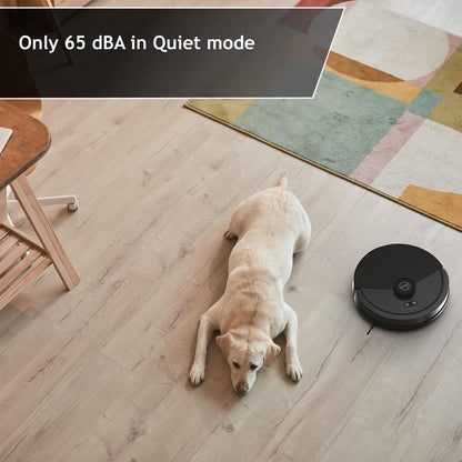 HG4 Robot Vacuum Cleaner, Up to 4000Pa Suction, Laser Navigation, Wi-Fi, Charging Base with Automatic Return, Obstacle Sensor, Customisable Home Map [HG410D]