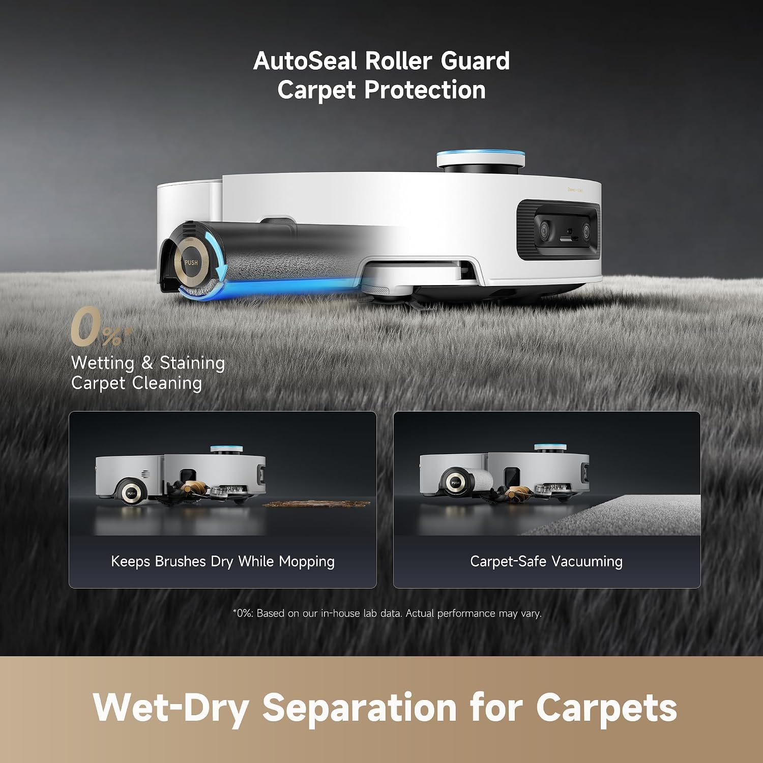 dreame Aqua10 Ultra Roller Complete Robot Vacuum with AquaRoll Mop