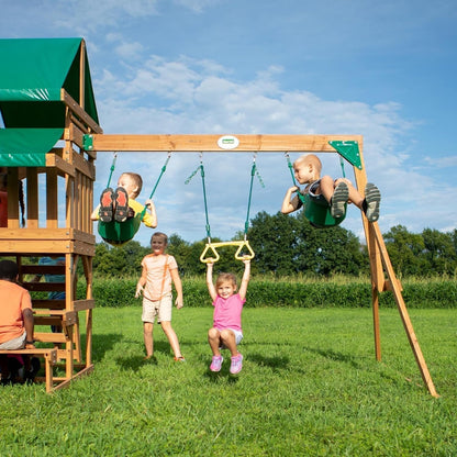 Backyard Discovery Belmont All Cedar Swing Set