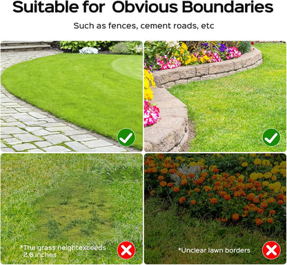 Robot Lawnmower without Boundary, Vision Navigation, 150 Obstacle Dectection,Adjustable Cutting Height,Magnetic Wires,Robotic Lawnmower