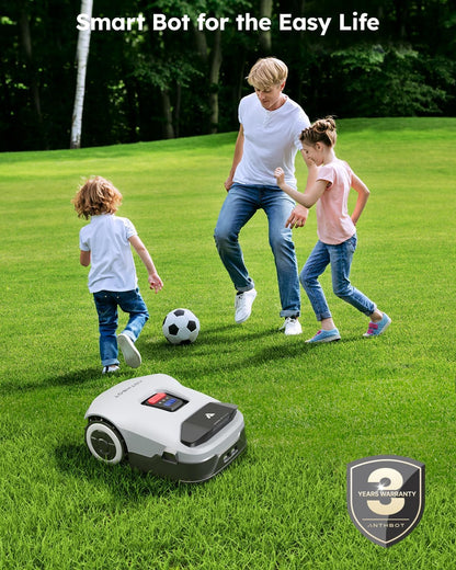 ANTHBOT Robot Lawnmower NO Wire - 3000m², Full Band RTK+4-Eye Vision Robotic Lawn Mower, Automatic Mapping, 30 Multi-zone Management, Accurate Obstacle Avoidance, APP Control