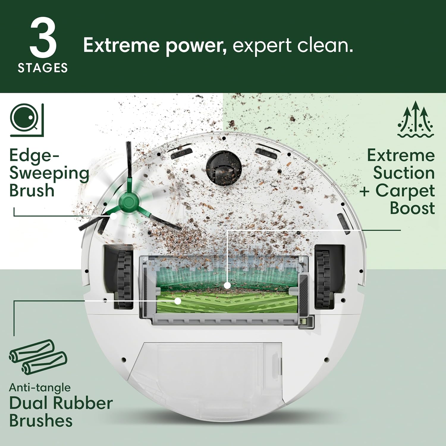 iRobot Roomba Max 705 Vac Robot Vacuum + AutoEmpty Dock - Extreme Power-Lifting Suction, Anti-Tangle Dual Rubber Brushes, Self-Empties, Recognizes and Avoids Obstacles, LiDAR Navigation