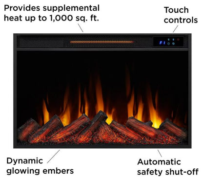 Real Flame Marshall 49″ Slim Electric Fireplace