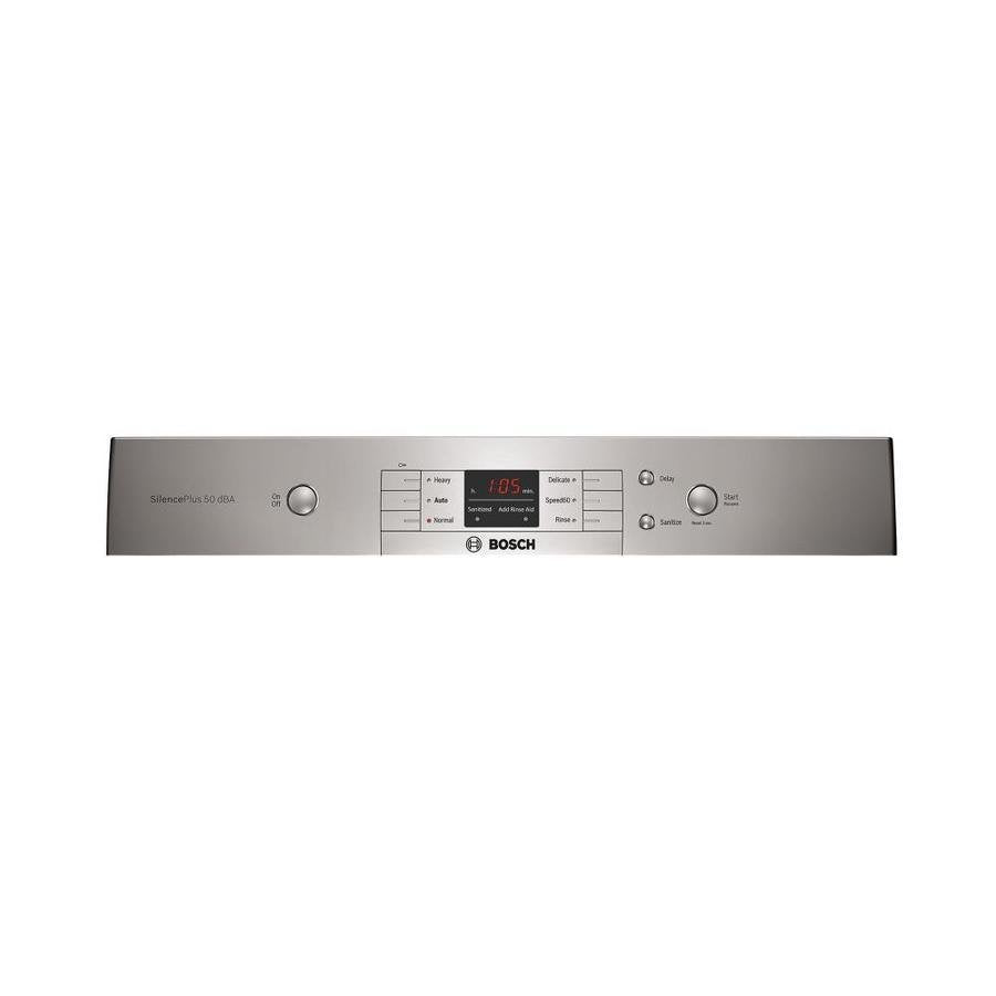 Bosch 100 Series PureDry 50-Decibel Front Control 24-in Built-In Dishwasher (Fingerprint-Resistant Stainless Steel) ENERGY STAR