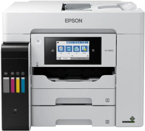 Epson EcoTank Pro ET-5850 Wireless Color All-in-One Supertank Printer C11CJ29201