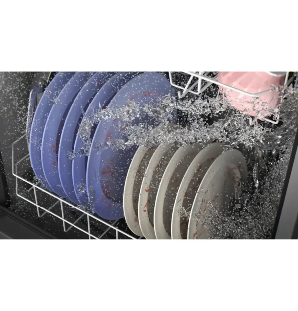 GE – 24″ Top Control Built-In Hybrid Tub Dishwasher with Dry Boost – Stainless Steel