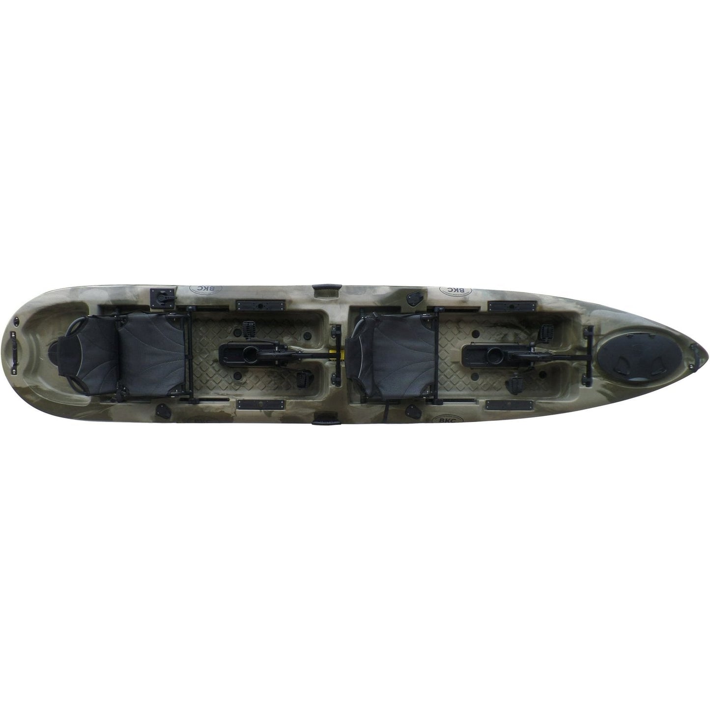 BKC PK14 14′ Tandem Sit-On-Top Pedal Drive Kayak