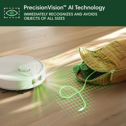 iRobot Roomba Max 705 Vac Robot Vacuum + AutoEmpty Dock - Extreme Power-Lifting Suction, Anti-Tangle Dual Rubber Brushes, Self-Empties, Recognizes and Avoids Obstacles, LiDAR Navigation