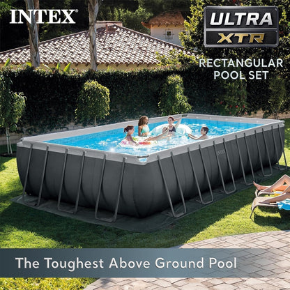 Intex Ultra XTR Rectangular Swimming Pool Set with Pump