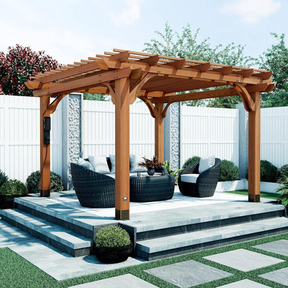 Backyard Discovery Beaumont Freestanding Pergola 2101579COM