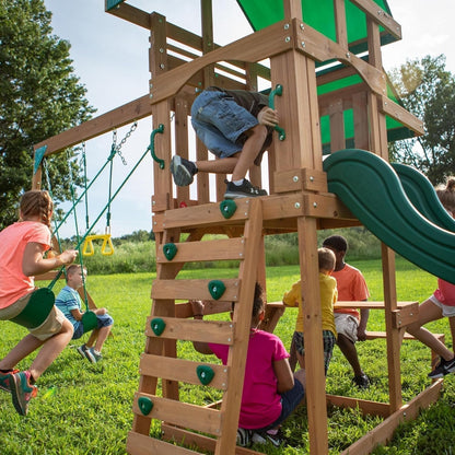 Backyard Discovery Belmont All Cedar Swing Set