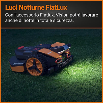 WORX Landroid Vision M600 Robotic Lawnmower WR206E.1 for Gardens up to 600 m² - Intelligent Robotic Lawnmower without Boundary Cable - WiFi & Bluetooth - Active Obstacle Avoidance with AI Technology -
