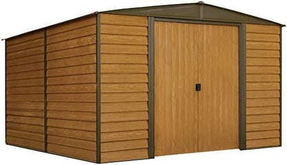 Arrow WR1012 Woodridge EG Steel Storage Shed, 10 by 12-Feet