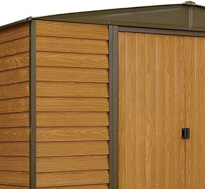 Arrow WR1012 Woodridge EG Steel Storage Shed, 10 by 12-Feet