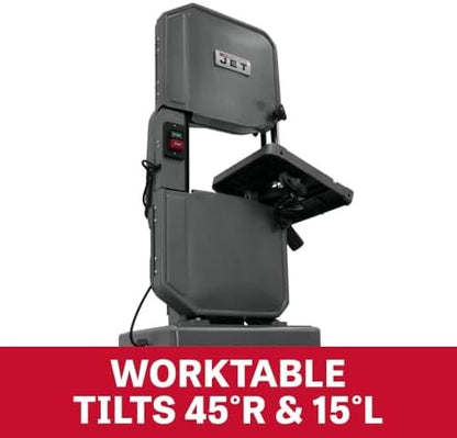 JET 14-Inch Metal/Wood Bandsaw, 1 HP, 115/230V 1Ph (Model J-8201K)
