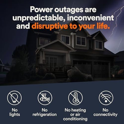 Generac Guardian 22kW Home Standby Generator with 200 Amp Transfer Switch, Durable All Aluminum, WiFi Enabled with G-Force Engine, Easy to Use, Whole House Power Backup, Smart Outage Solution – Bisque
