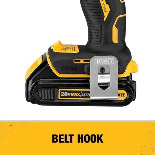 DEWALT ATOMIC 20V MAX* Cordless Drill Combo Kit, Compact (DCK278C2)