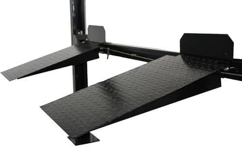 APlusLift HW-8S 8000LB 4-Post Portable Storage Service Car Lift / 3 Year Warranty