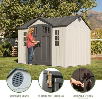 Lifetime 60243 10 x 8 Ft. Outdoor Storage Shed