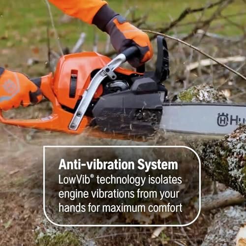 Husqvarna 967690628 545 Mark II 3.6 HP 2-Cycle X-Torq Engine 50.1cc 20 in. Gas Chainsaw with Adjustable Chain Oil Pump for Professional Tree Felling and Limbing