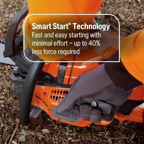 Husqvarna 967690628 545 Mark II 3.6 HP 2-Cycle X-Torq Engine 50.1cc 20 in. Gas Chainsaw with Adjustable Chain Oil Pump for Professional Tree Felling and Limbing