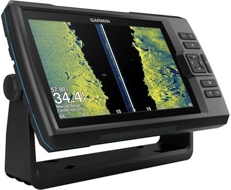 Garmin Striker Vivid 9sv, Easy-to-Use 5-inch Color Fishfinder and Sonar Transducer, Vivid Scanning Sonar Color Palettes, 9 inch (010-02554-00)
