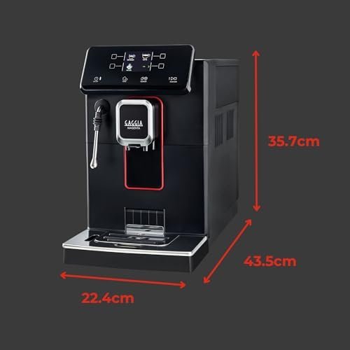 Gaggia Magenta Plus Super-Automatic Espresso Machine, 60 ounces,Black