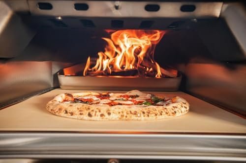 Ooni Karu 16 Multi-Fuel Outdoor Pizza Oven – Wood and Gas Fired Oven – Outdoor Cooking Pizza Oven – Fire and Stonebaked Pizza Oven for Authentic Homemade Pizzas – Dual Fuel Pizza Maker