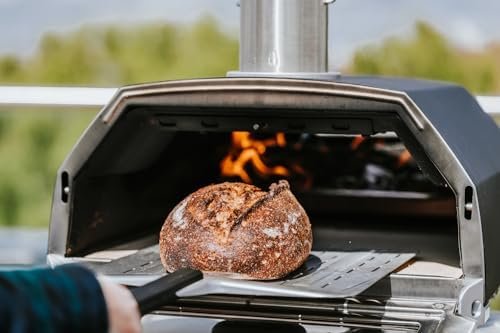 Ooni Karu 16 Multi-Fuel Outdoor Pizza Oven – Wood and Gas Fired Oven – Outdoor Cooking Pizza Oven – Fire and Stonebaked Pizza Oven for Authentic Homemade Pizzas – Dual Fuel Pizza Maker