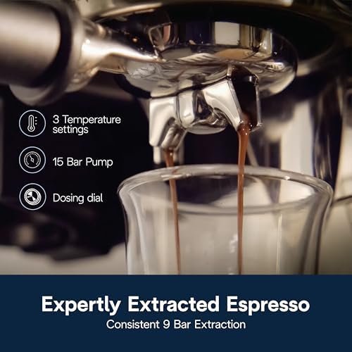 De’Longhi La Specialista Arte Evo Espresso Machine – Compact Cold Brew Coffee Maker with Grinder, Milk Steam Wand/Frother & Tamping Tools – Home Barista Kit for Lattes, Cappuccinos, Iced Coffee