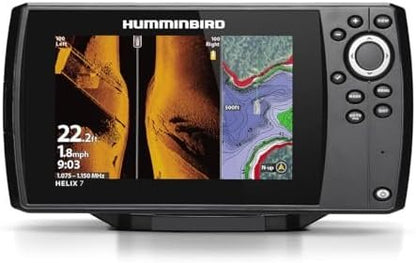 Humminbird Helix 7 G4 GPS Fish Finder with Transducer, MEGA Side Imaging