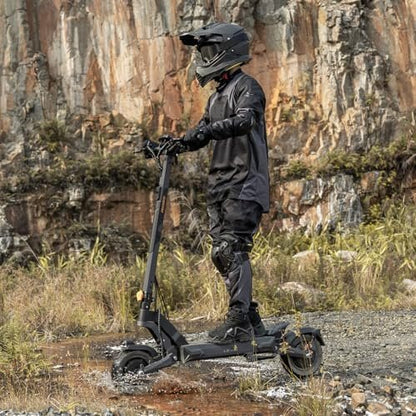 Ausom 2000W Dual Motor Folding Electric Scooter for Adults, Off Road Dual Motor E-Scooter with E-ABS and Dual Disc Brakes, 40Mph Top Speed, 56 Miles Max Range