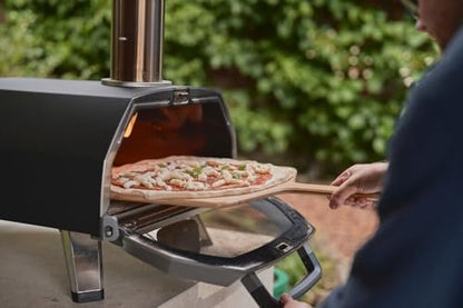 Ooni Karu 2 Pro Multi-Fuel Pizza Oven – Wood and Gas Outdoor Pizza Oven with Pizza Stone & Integrated Thermometer, Pizza Oven Outdoor, Dual Fuel 16 Inch Pizza Maker, Outdoor Cooking Grill