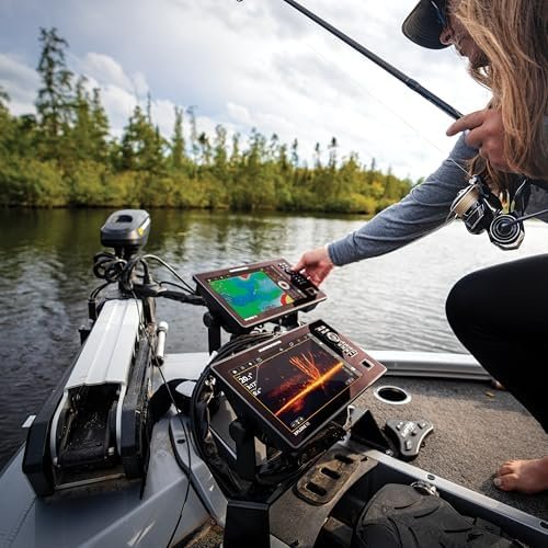 Humminbird MEGA Live 2 Forward-Facing Sonar Transducer for XPLORE, APEX, and SOLIX G3 Fish Finders