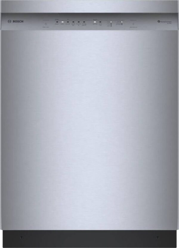 Bosch SHE41CM5N 300 Series 24″ Dishwasher 48 db – Recessed Handle, Stainless Steel